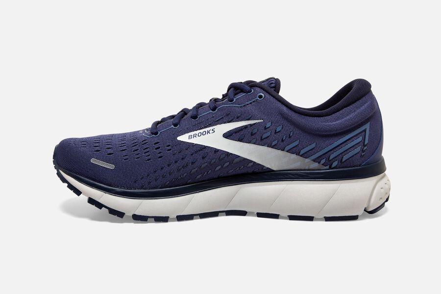 Brooks Ghost 13 Road Loopschoenen Heren - Donkerblauw/Zilver - 921058RCW